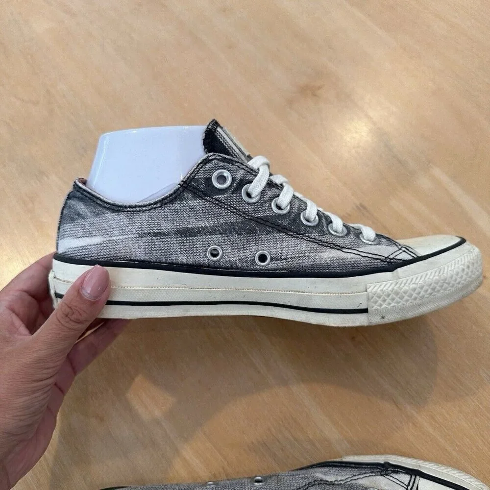 Converse All Star x Missoni Chuck Taylor Low Shoes Gray Sneakers M5 W7‎